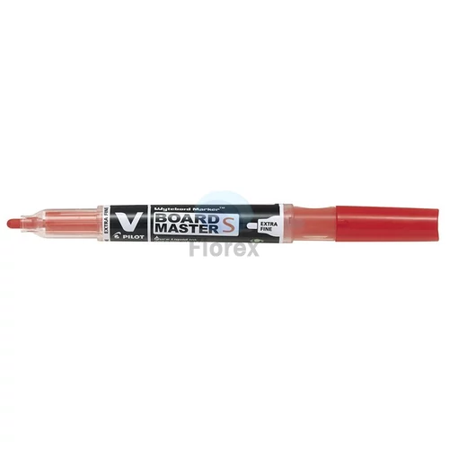 Táblamarker, 1,3 mm, EF, kúpos, PILOT "V-Board Master S", piros