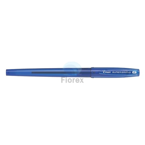 Golyóstoll, 0,22 mm, kupakos, PILOT "Super Grip G", kék
