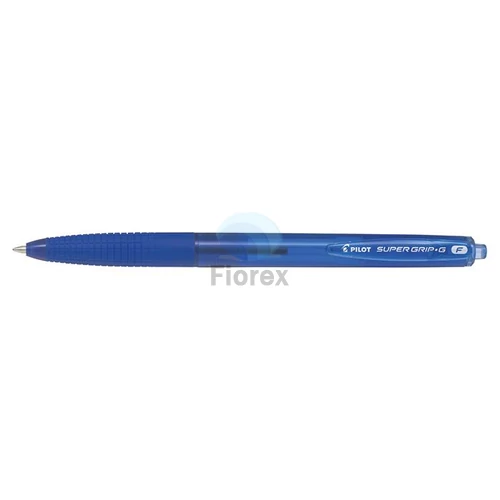 Golyóstoll, 0,22 mm, nyomógombos, PILOT "Super Grip G", kék