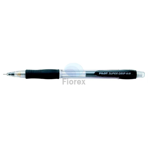 Nyomósirón, 0,5 mm, PILOT "SuperGrip", fekete