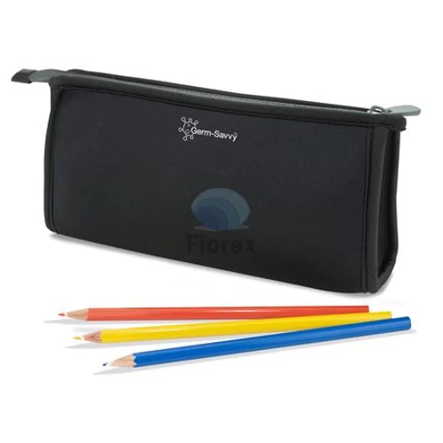 Tolltartó, cipzáras, antibakteriális, RAPESCO, fekete