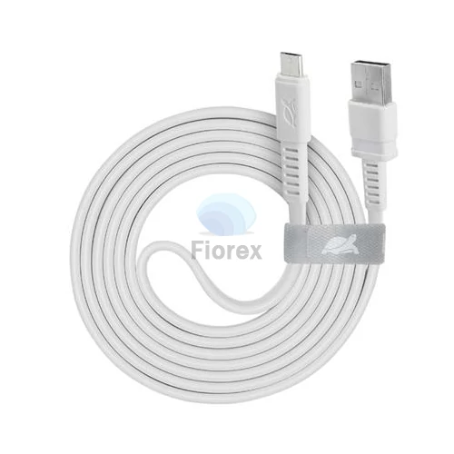 USB kábel, USB-microUSB, 1,2m, RIVACASE "PS6000", fehér