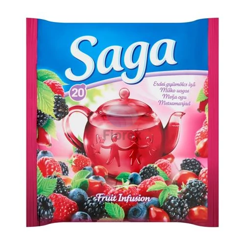 Gyümölcstea, 20x1,7 g, SAGA, erdei gyümölcs