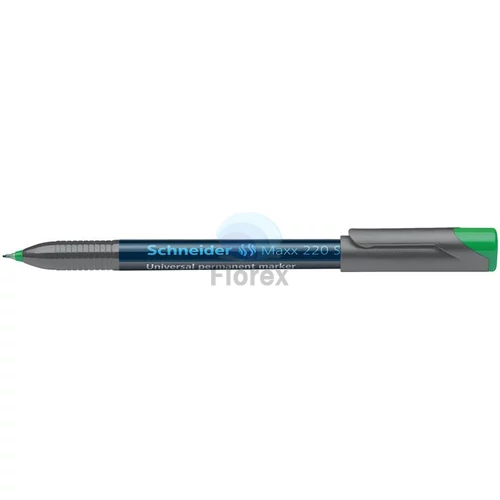 Alkoholos marker, OHP, 0,4 mm, SCHNEIDER "Maxx 220 S", zöld
