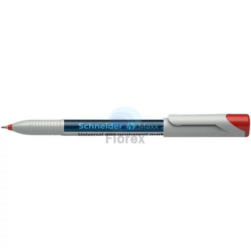 Alkoholmentes marker, OHP, 0,4 mm, SCHNEIDER "Maxx 221 S", piros