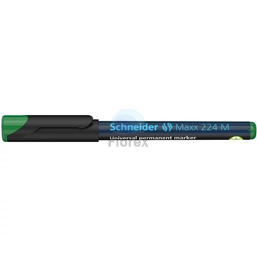 Alkoholos marker, OHP, 1 mm, SCHNEIDER "Maxx 224 M", zöld