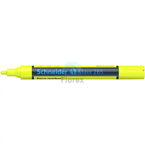 Krétamarker, 2-3 mm, SCHNEIDER "Maxx 265", sárga
