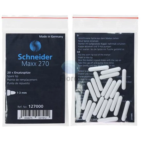 Cserehegy "Maxx 270" lakkmarkerhez, 1-3 mm, SCHNEIDER - 20db