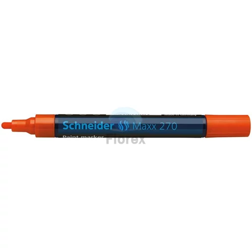 Lakkmarker, 1-3 mm, SCHNEIDER "Maxx 270", narancssárga
