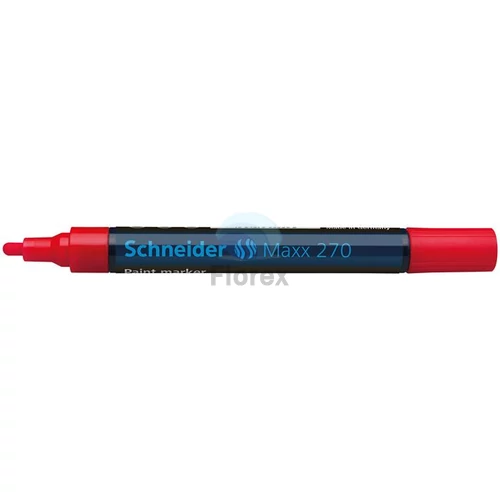 Lakkmarker, 1-3 mm, SCHNEIDER "Maxx 270", piros