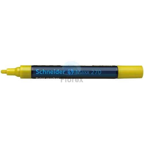 Lakkmarker, 1-3 mm, SCHNEIDER "Maxx 270", sárga