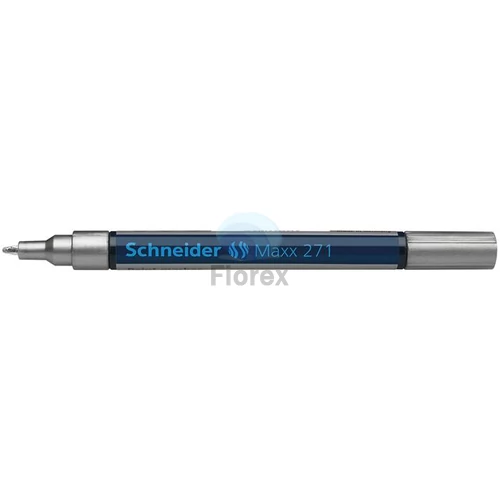 Lakkmarker, 1-2 mm, SCHNEIDER "Maxx 271", ezüst