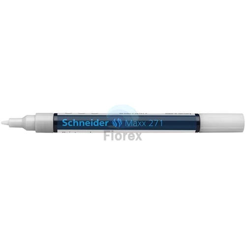 Lakkmarker, 1-2 mm, SCHNEIDER "Maxx 271", fehér