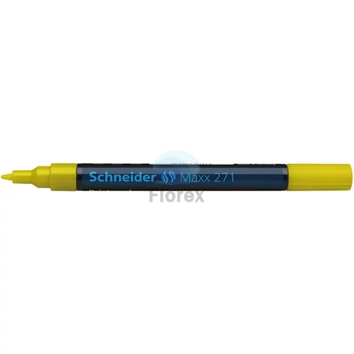 Lakkmarker, 1-2 mm, SCHNEIDER "Maxx 271", sárga
