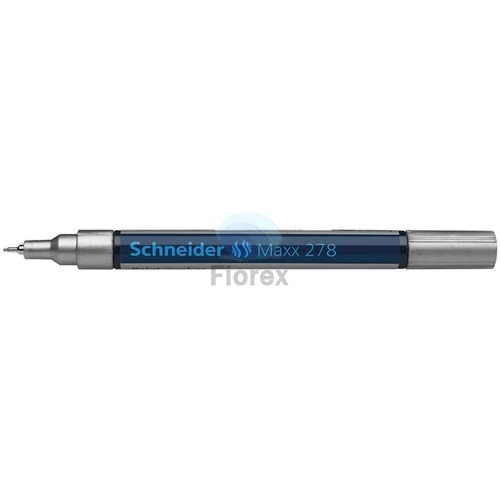 Lakkmarker, 0,8 mm, SCHNEIDER "Maxx 278", ezüst