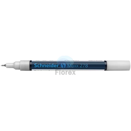 Lakkmarker, 0,8 mm, SCHNEIDER "Maxx 278", fehér