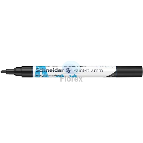 Dekormarker, akril, 2 mm, SCHNEIDER "Paint-It 310", fekete