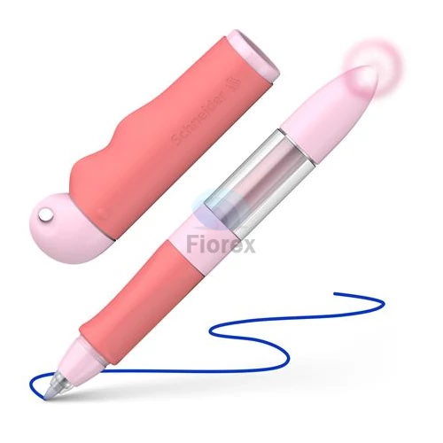 Rollertoll, írástanuló, patronos, M-es, SCHNEIDER Base Senso, rózsaszín-piros