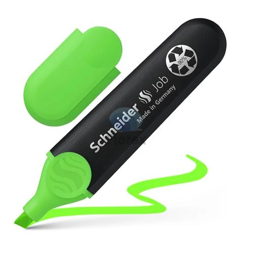 Szövegkiemelő, 1-5 mm, SCHNEIDER "Job 150", zöld