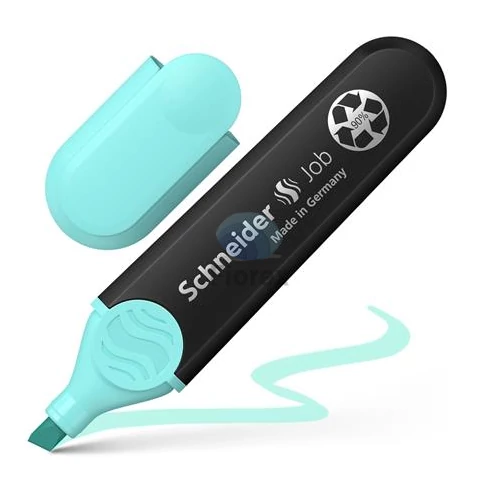 Szövegkiemelő, 1-5 mm, SCHNEIDER "Job Pastel", türkizkék