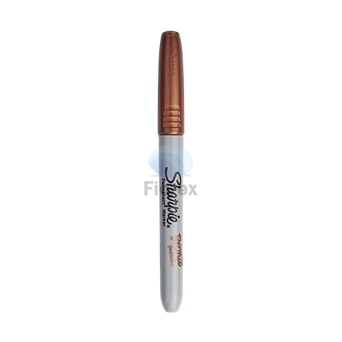 Alkoholos marker, 1,4 mm, kúpos, SHARPIE "Metallic", bronz
