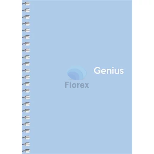 Spirálfüzet, A6, kockás, 80 lap, PP borító, SHKOLYARYK "Genius Pastel", vegyes