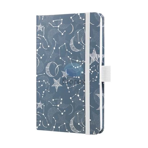 Naptár, A6, heti, 2026, kemény borító, SIGEL "Jolie", Cosmic Fantasy Blue