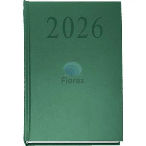 Naptár, tervező, A5, napi, 2026, zöld
