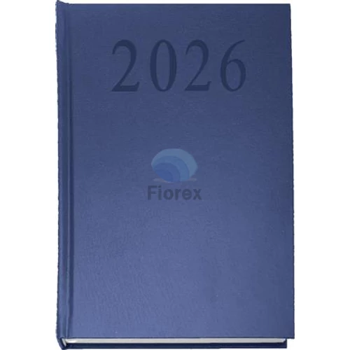 Naptár, tervező, A5, napi, 2026, sötétkék
