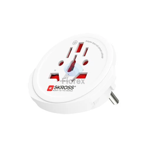 Adapter, Európába utazóknak, földelt, SKROSS