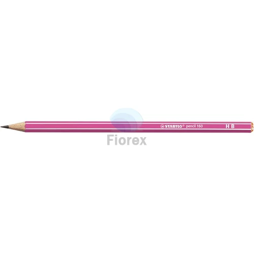 Grafitceruza, HB, hatszögletű, STABILO "Pencil 160", rózsaszín