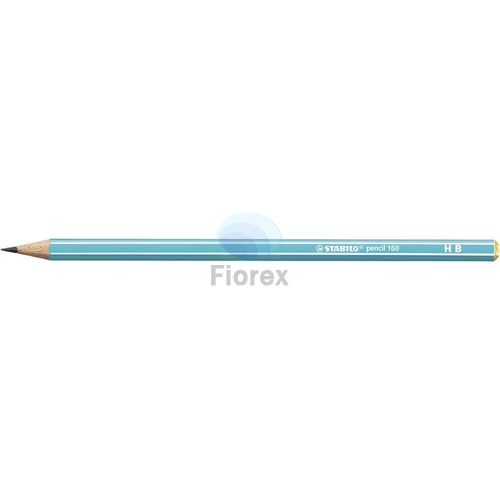 Grafitceruza, HB, hatszögletű, STABILO "Pencil 160", kék