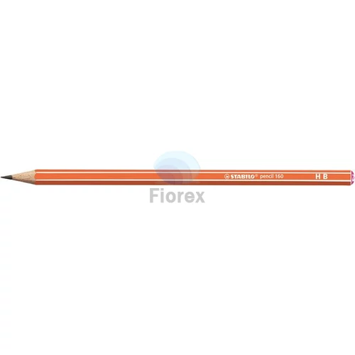 Grafitceruza, HB, hatszögletű, STABILO "Pencil 160", narancs