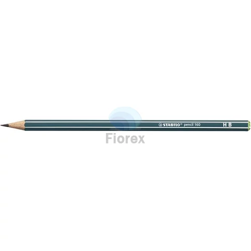 Grafitceruza, HB, hatszögletű, STABILO "Pencil 160", olajzöld