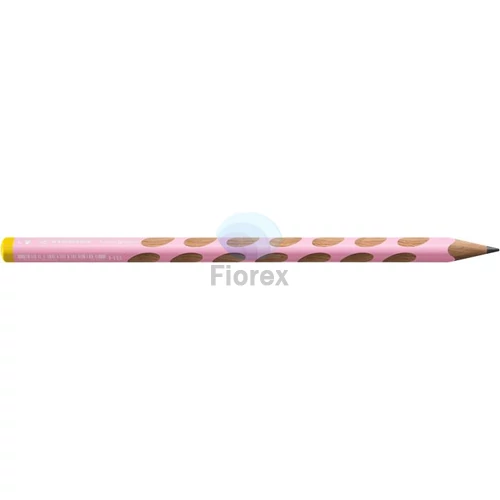 Grafitceruza, HB, háromszögletű, balkezes, STABILO, "EASYgraph", pasztell pink