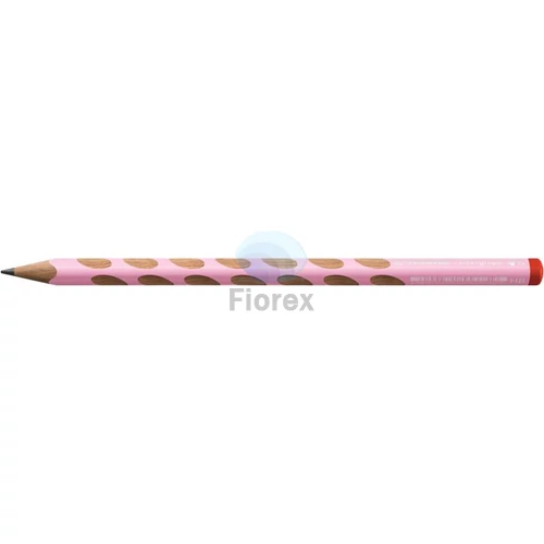 Grafitceruza, HB, háromszögletű, jobbkezes, STABILO, "EASYgraph", pasztell pink