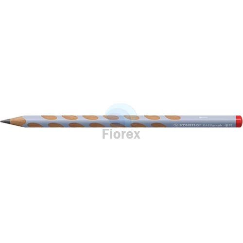 Grafitceruza, HB, háromszögletű, jobbkezes, vastag, STABILO "EASYgraph", pasztellkék