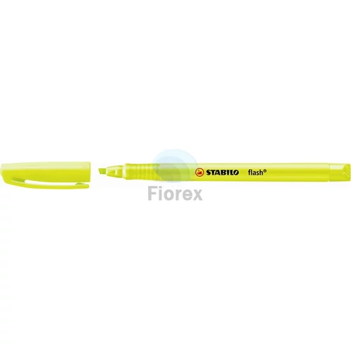 Szövegkiemelő, 1-3,5 mm, STABILO Flash, sárga