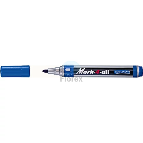 Alkoholos marker, 1,5-2,5 mm, kúpos, STABILO "Mark-4-all", kék