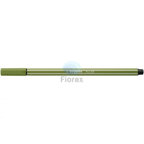 Rostirón, 1 mm, STABILO "Pen 68", mohazöld