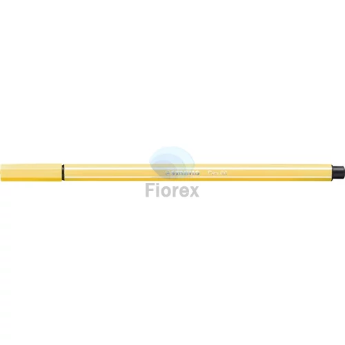 Rostirón, 1 mm, STABILO "Pen 68", sárga