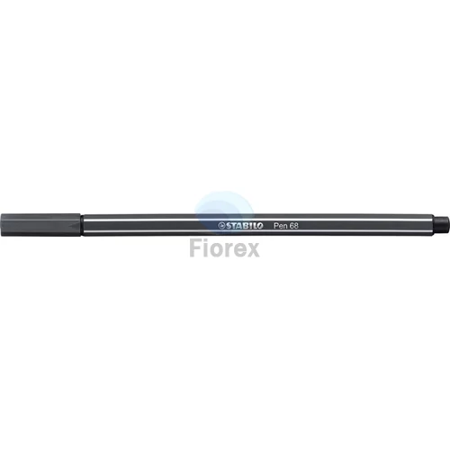 Rostirón, 1 mm, STABILO "Pen 68", mély szürke