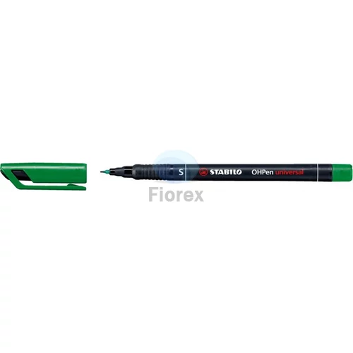 Alkoholos marker, 0,4 mm, STABILO "OHPen S", zöld