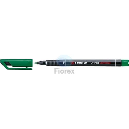 Alkoholos marker, 0,7 mm, STABILO "OHPen F", zöld