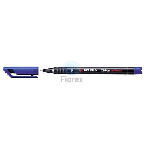Alkoholos marker, 0,7 mm, STABILO "OHPen F", kék