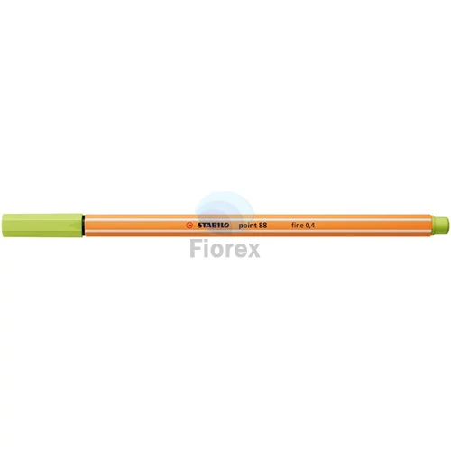 Tűfilc, 0,4 mm, STABILO "Point 88", lime zöld