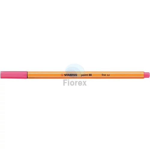 Tűfilc, 0,4 mm, STABILO "Point 88", pinkes lila