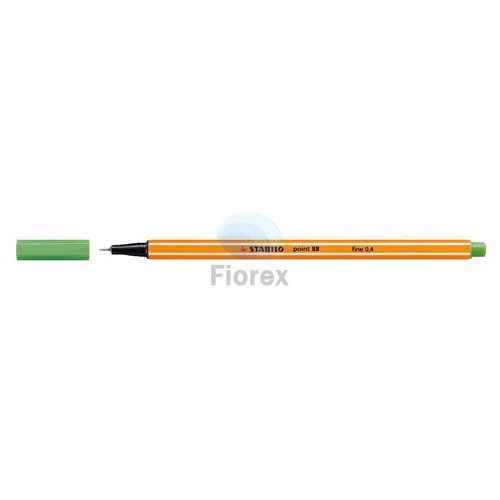 Tűfilc, 0,4 mm, STABILO "Point 88", világoszöld
