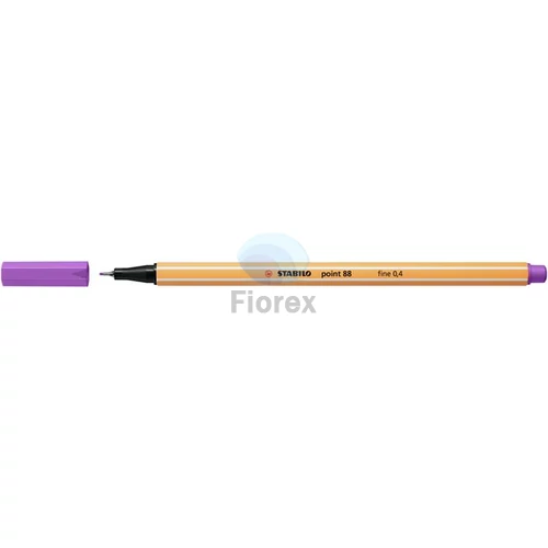 Tűfilc, 0,4 mm, STABILO "Point 88", szilva
