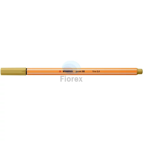 Tűfilc, 0,4 mm, STABILO "Point 88", khaki
